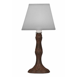 1 Light Candle Table Lamp-10.5 Inches Tall