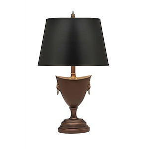1 Light Urn Desk Lamp-24 Inches Tall