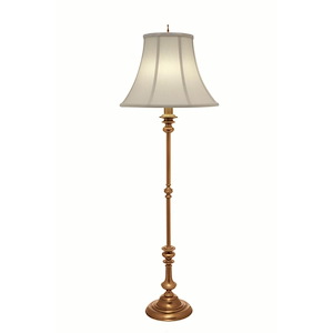 64&quot; Antique Brass Traditional Style Floor Lamp