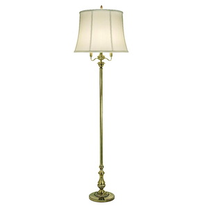 64 Inch High Burnished Brass 6 Way FLOOR LAMP