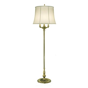 61 Inch High Burnished Brass 6 Way FLOOR LAMP