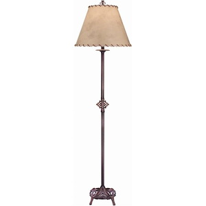 64 Inch High Oxidzed Bronze Rustic FLOOR LAMP
