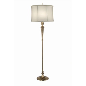 63 Inch High Burnished Brass 6 Way Traditional Style FLOOR LAMP