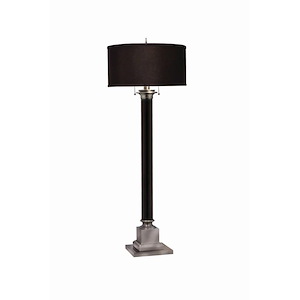 1 Light Double Pull Chain Floor Lamp-63 Inches Tall