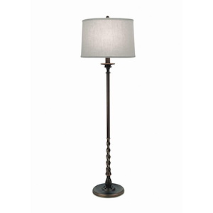 1 Light Twist Floor Lamp-61 Inches Tall