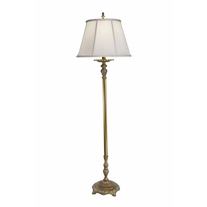 62&quot; Artisan Brass Floor Lamp
