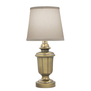 1 Light Urn Mini Table Lamp-16 Inches Tall