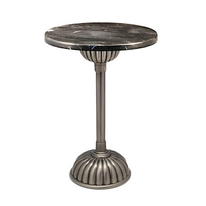 Tripod Table with Marble Top-26 Inches Tall and 18 Inches Wide