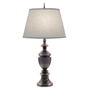 30 Inch High Oxidized Bronze Table Lamp