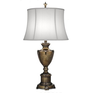 32 Inch High Smoked Umber Classical Urn Table Lamp
