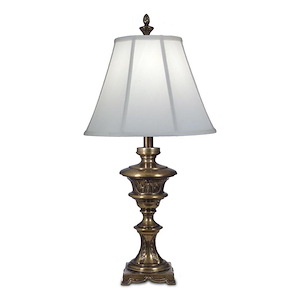 34&quot; Smoked Umber Urn Table Lamp