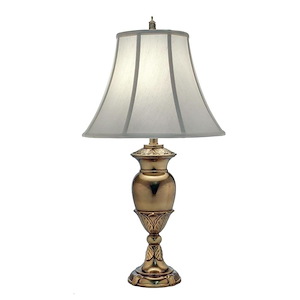31 Inch High Burnished Brass Classical Urn Table Lamp