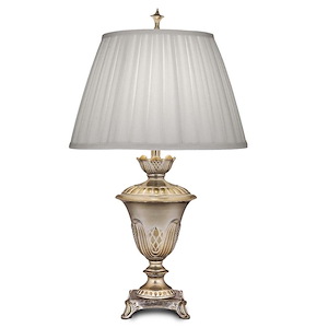 32 Inch High Milano Silver Urn Table Lamp