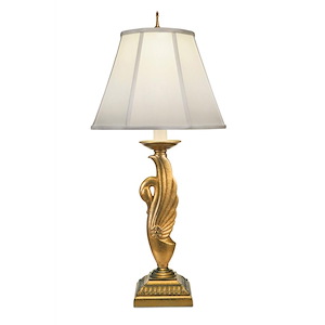 1 Light Swan Table Lamp-34 Inches Tall