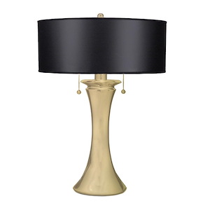 1 Light Double Pull Chain Table Lamp-26 Inches Tall