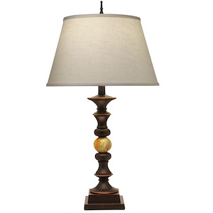 1 Light Onyx Table Lamp-31 Inches Tall