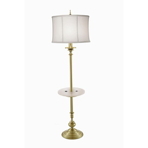 1 Light Acrylic Tray Floor Lamp-62 Inches Tall and 13 Inches Wide