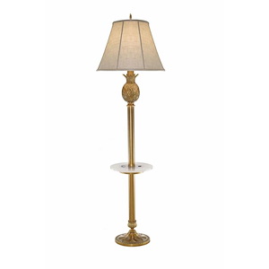 1 Light Acrylic Tray Floor Lamp-68 Inches Tall and 13 Inches Wide