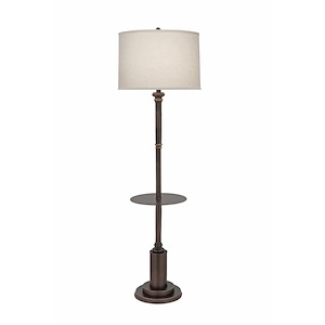 1 Light Metal Tray Floor Lamp-62 Inches Tall and 13 Inches Wide