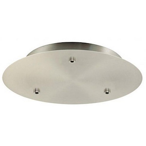 Accessory - 12 Inch 3 Port Line Voltage Round Canopy