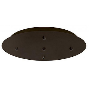 Accessory - 18 Inch 5 Port Line Voltage Round Canopy