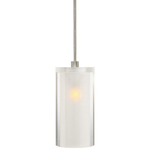 Crystal Cylinder - 4.25 Inch 2W 1 LED Monopoint Mini Pendant