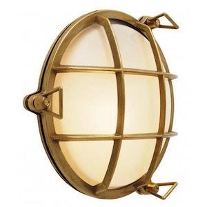 Tortuga - One Light 60W Round Outdoor Wall Sconce