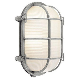 Tortuga Ovale - One Light GU24 CFL Outdoor Wall Sconce