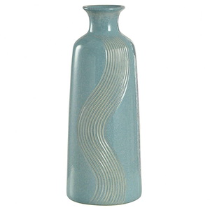 Decorative Vase In Modern Style-19 Inches Tall and 7.5 Inches Wide