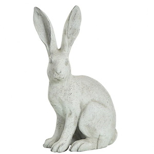 Enchanted Bunny - Outdoor Statue-19 Inhces Tall and 9.25 Inches Wide