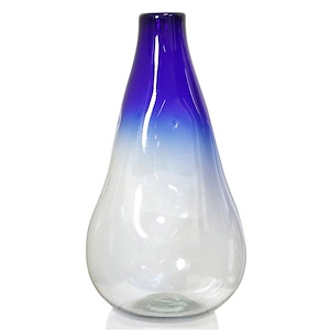 Firenze - Rain Drop Glass Vase In Modern Style-23.62 Inches Tall and 12.59 Inches Wide - 1270193