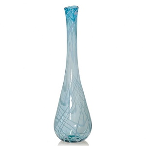 Genesis - Pulled Thread Vase In Modern Style-29 Inhces Tall and 8.7 Inches Wide