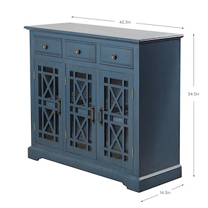 Archer Ridge - 42.3 Inch 3 Drawer Cabinet with 2 Door Sideboard - 915382