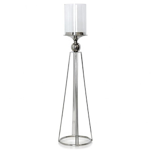 Asha - 1 Light Candle Holder Stand-38 Inches Tall and 9 Inches Wide