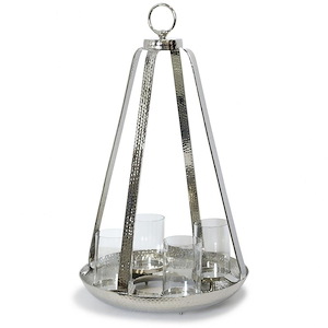 Asha - 4 Light Large Dome Candle Holder Stand-32 Inches Tall and 18 Inches Wide