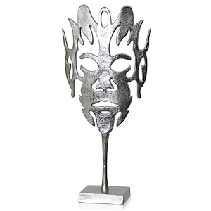 Asha - Decorative Figurine Face Stand-22.5 Inches Tall and 5 Inches Wide