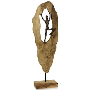 Hendrik - 26 Inch Human Ascending Sculpture - 1054349
