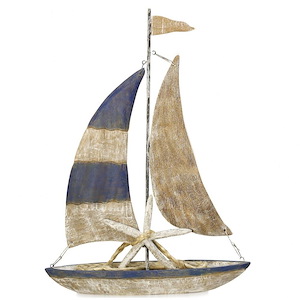 Hendrik - 25 Inch Natural Sails Sculpture - 1054347