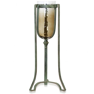 Asha - 1 Light Small Candle Holder Stand-28.5 Inches Tall and 6 Inches Wide