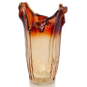 Firenze - Glass Accessory In Modern Style-15 Inches Tall and 12 Inches Wide