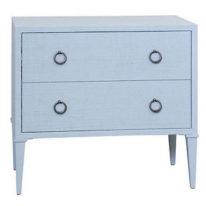Bay St. Louis - 2-Drawer Chest In Coastal Style-30 Inches Tall and 16 Inches Wide - 1293649