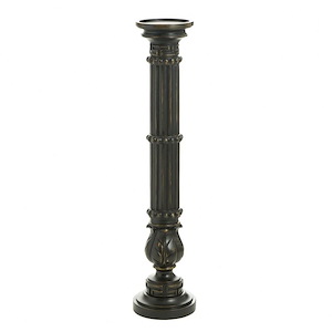 Dann Foley - Pedestal Candleholder-36.25 Inches Tall and 8 Inches Wide