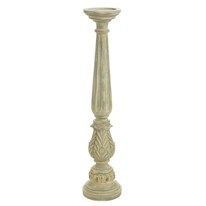 Dann Foley - Pedestal Candleholder-41.5 Inches Tall and 9 Inches Wide