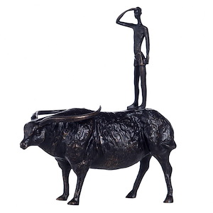 Dann Foley - Battle Ride Sculpture In Contemporary Style-11.81 Inches Tall and 4.33 Inches Wide