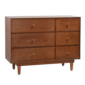 Dann Foley - 6 Drawer Dresser In Mid-Century Modern Style-36 Inches Tall and 18 Inches Wide - 1301046