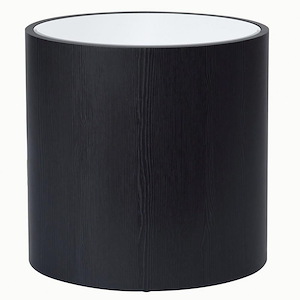 Dann Foley - Oval Side Table In Contemporary Style-18.11 Inches Tall and 18.11 Inches Wide - 1293662