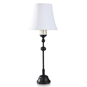 Dann Foley - 1 Light Table Lamp-Traditional Style-33 Inches Tall and 6 Inches Wide - 1266390