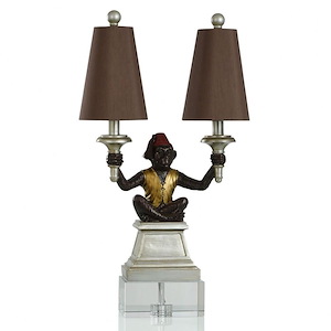 Dann Foley Lifestyle - 2 Light Table Lamp In Traditional Style-27 Inches Tall and 9 Inches Wide - 1300992