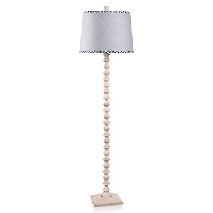 Dann Foley - 1 Light Floor Lamp-Bohemian Style-66.5 Inches Tall and 9.75 Inches Wide