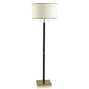 Shagreen - 2 Light Floor Lamp In Glam Style-63 Inches Tall and 19 Inches Wide